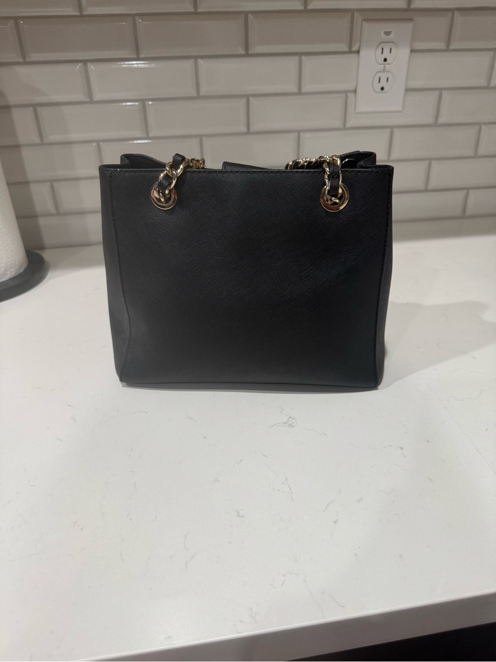 Michael Kors Black/Gold Tote - Picture 2 of 16